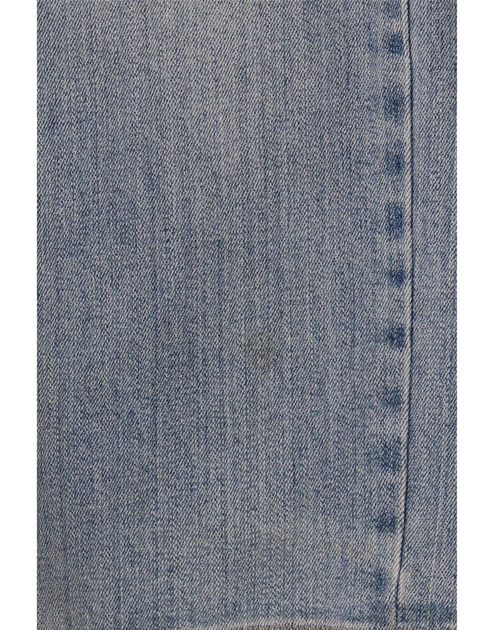 Jeans retos masculinos baratos de segunda-feira W32 L27 azul
