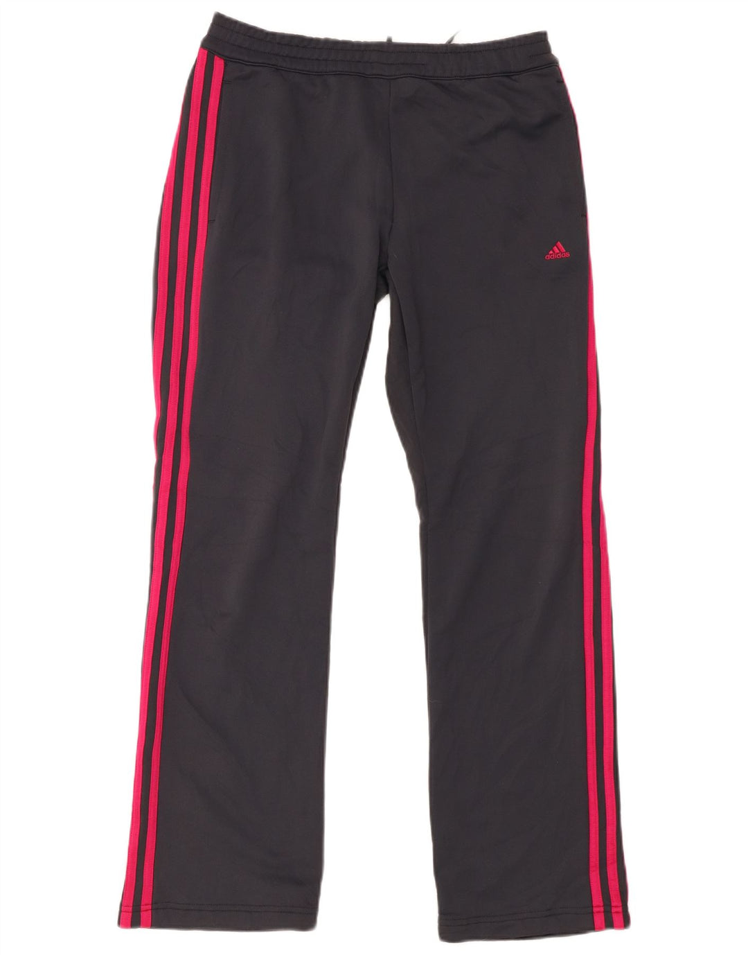 Calça de treino feminina Adidas Joggers UK 12 poliéster cinza médio