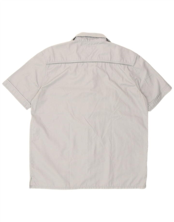 Camisa masculina de manga curta Meltin' Pot XL poliéster cinza