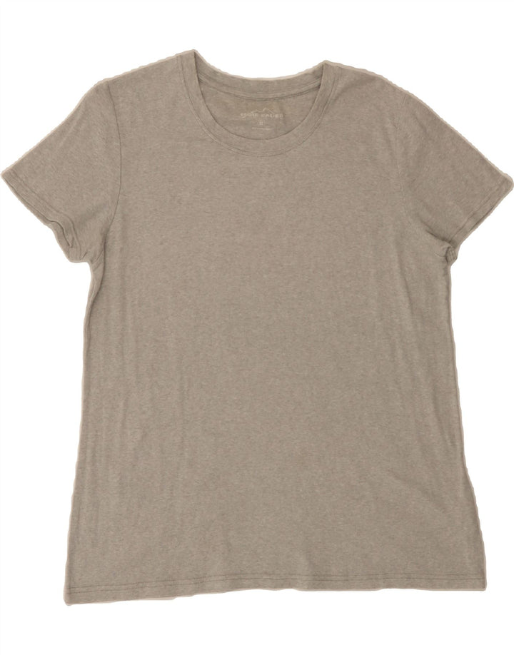 EDDIE BAUER Womens T-Shirt Top UK 18 XL Grey Cotton Vintage Eddie Bauer and Second-Hand Eddie Bauer from Messina Hembry 