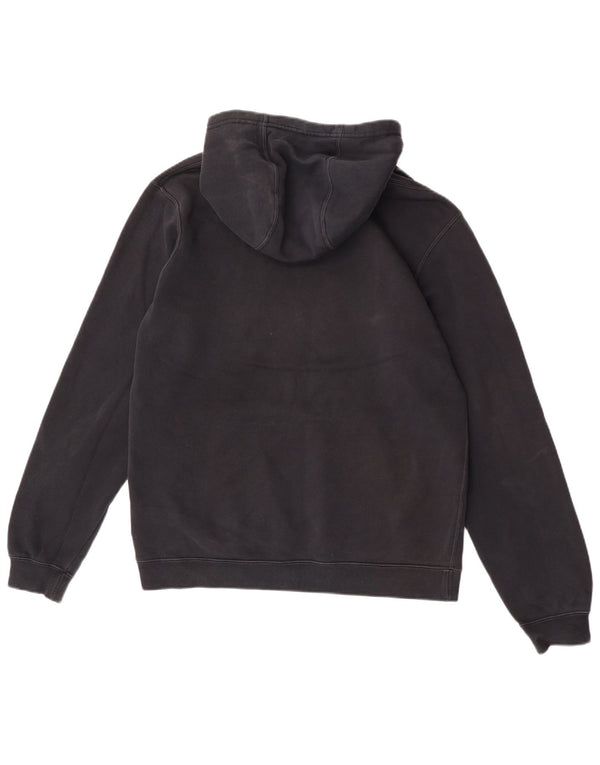 Nike masculino gráfico moletom com capuz médio algodão preto