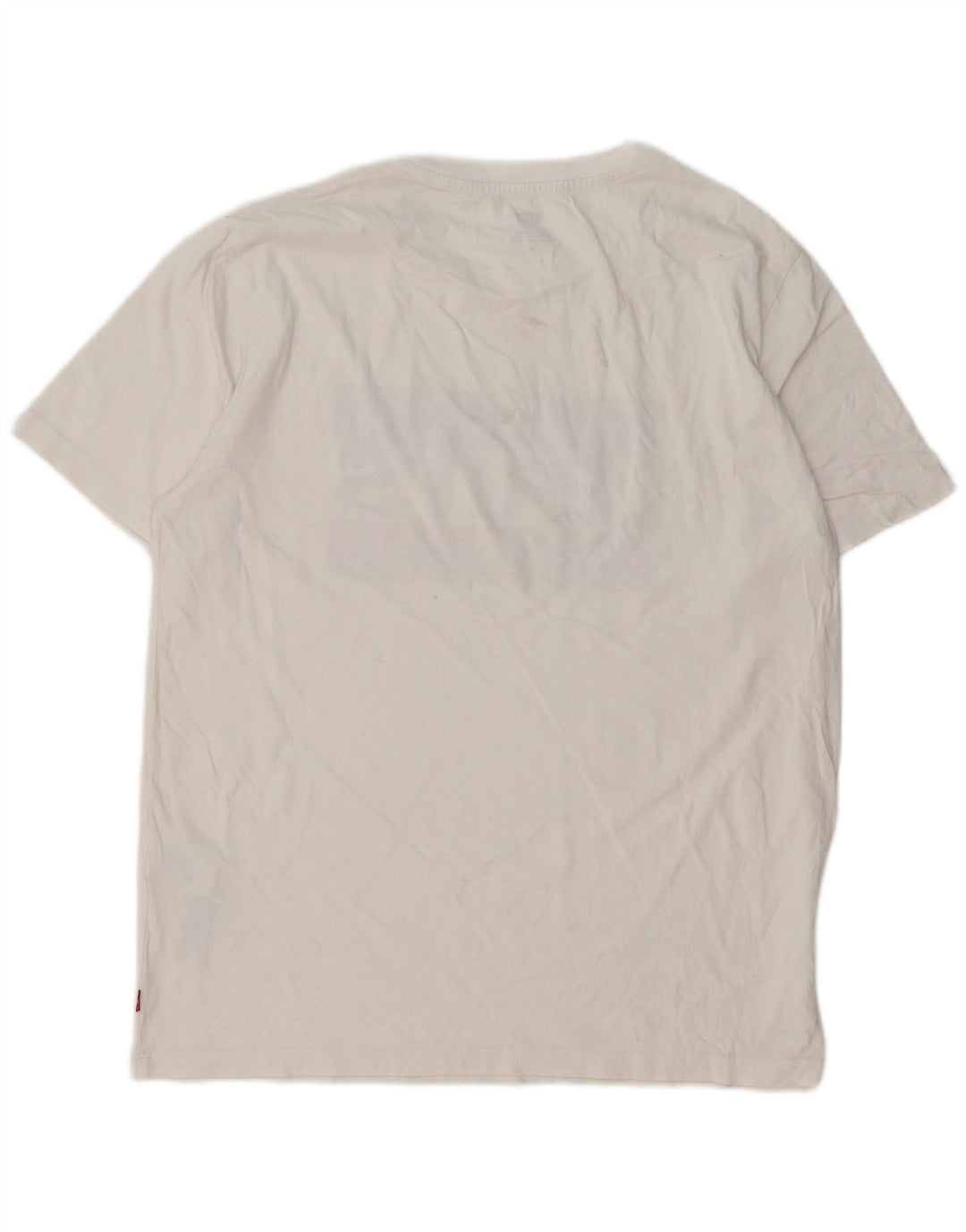 Camiseta gráfica masculina Levi's Top médio algodão branco