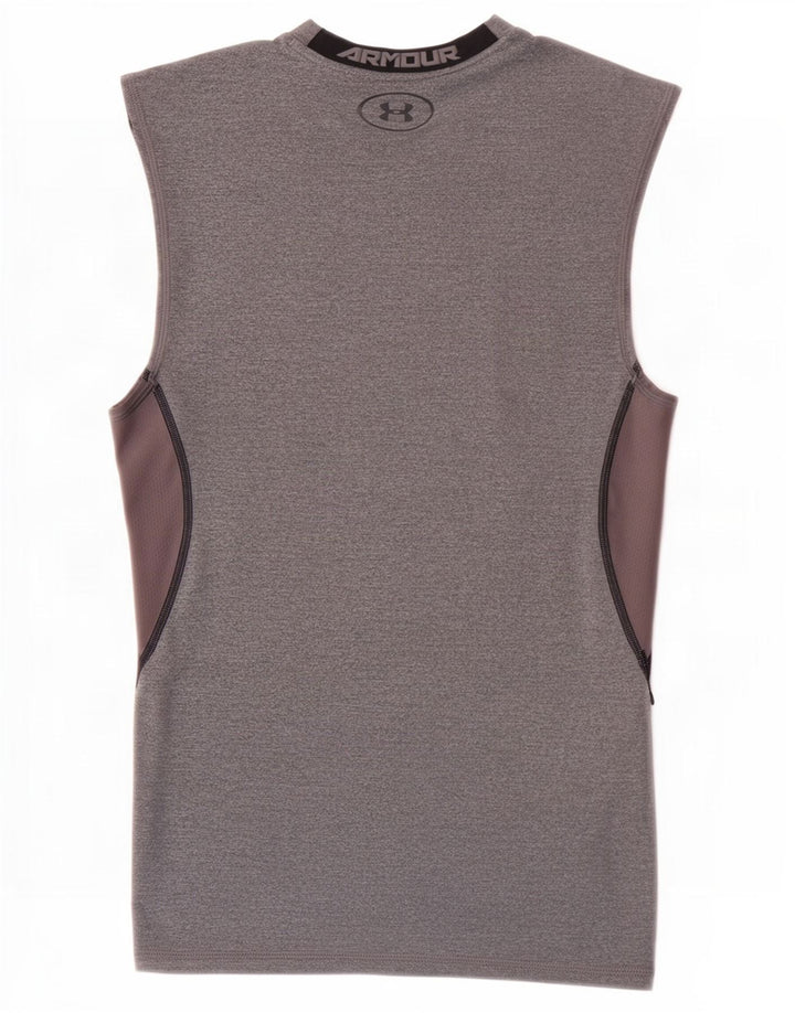 Under Armour Masculino Heat Gear Vest Top cinza médio Colourblock