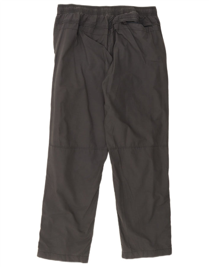 Calça reta masculina Marks & Spencer W38 L31 algodão cinza