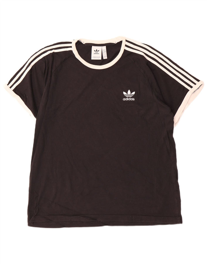Camiseta masculina Adidas Top XL algodão preto