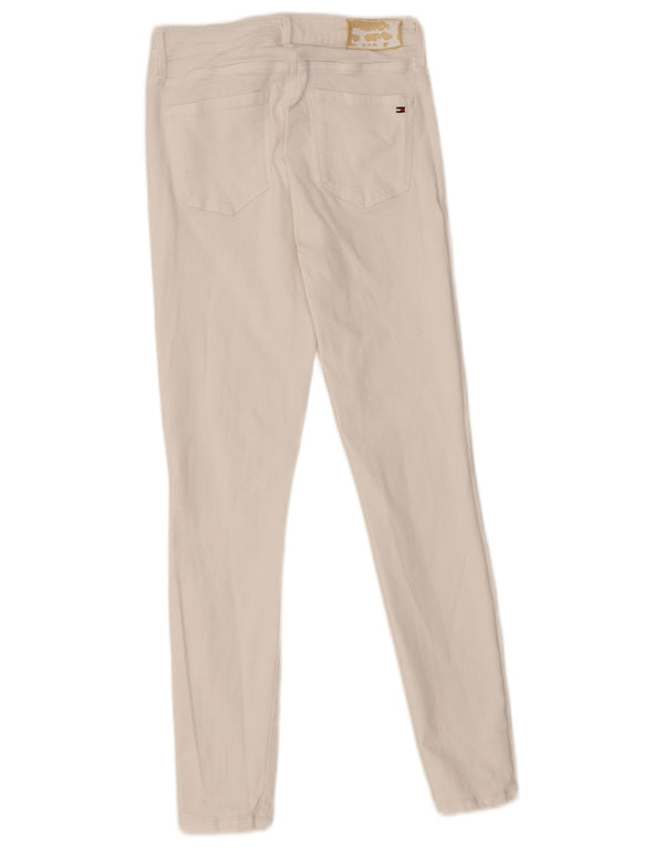 Tommy Hilfiger Feminino Como Skinny Jeans W28 L27 Algodão Branco
