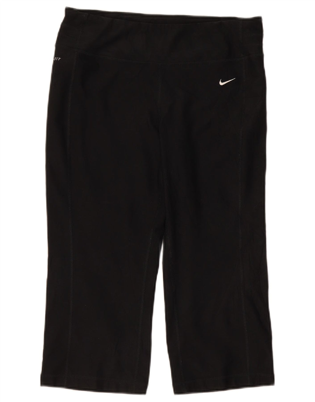 Nike Womens Capri Leggings Médio W30 L19 Preto Poliéster Esportes