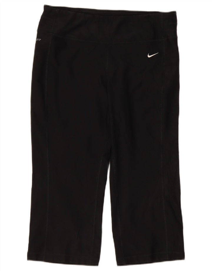 Nike Womens Capri Leggings Médio W30 L19 Preto Poliéster Esportes