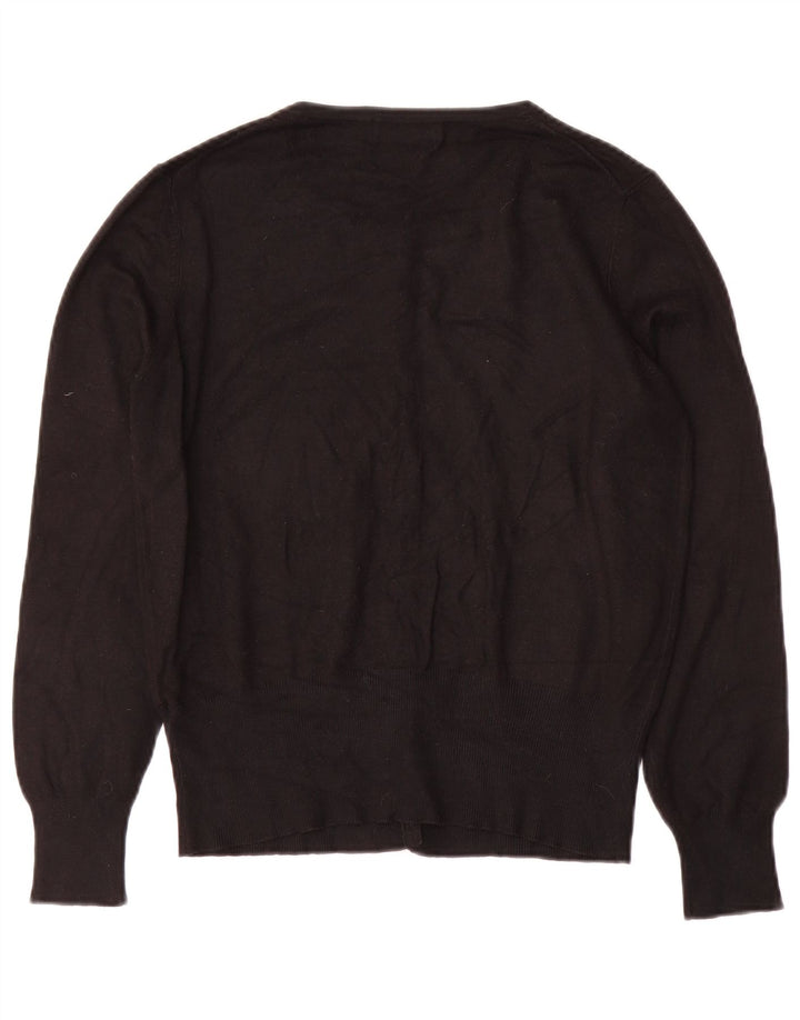 Suéter cardigã feminino Marks & Spencer Reino Unido 14 médio preto