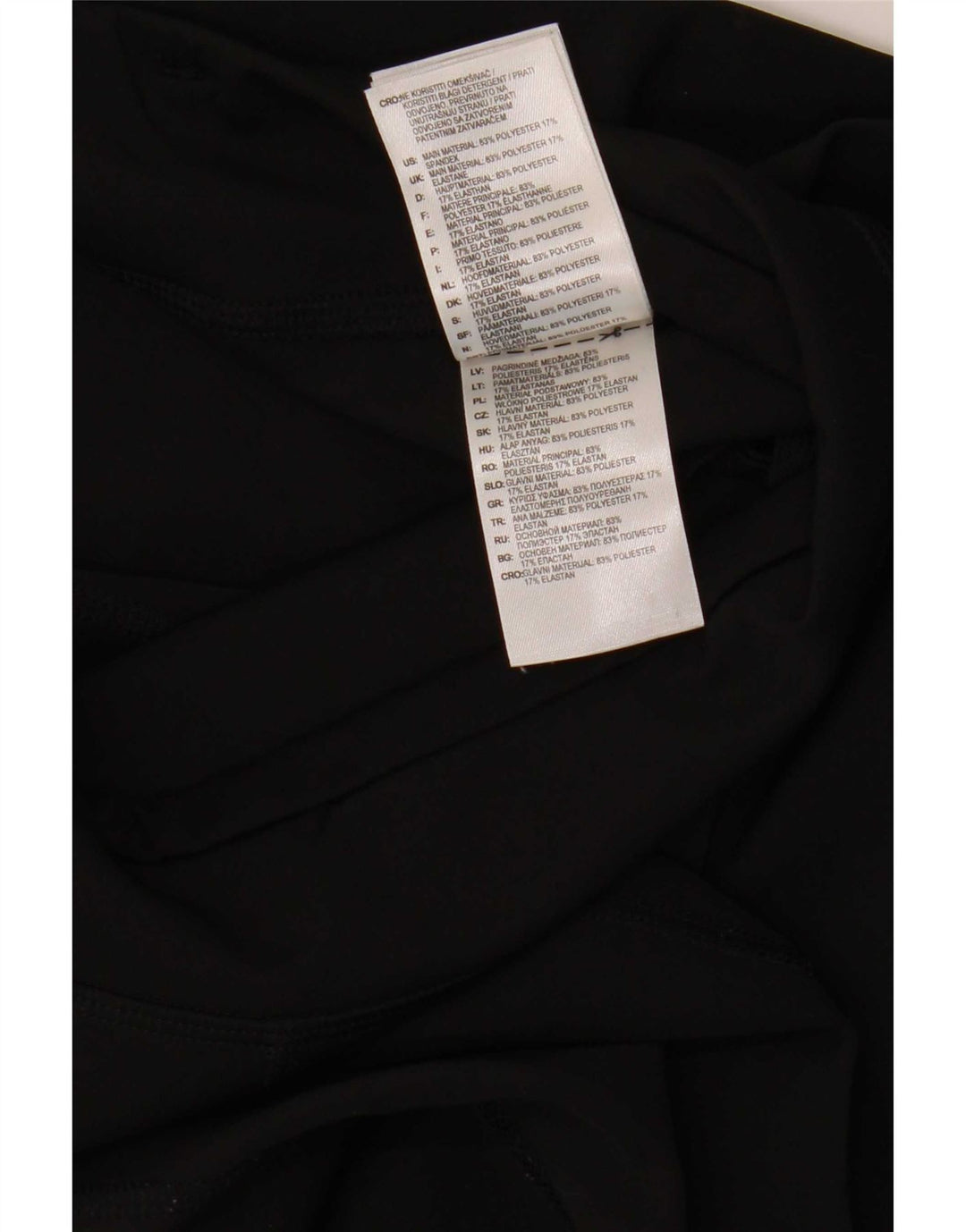 Adidas Womens Climalite Capri Leggings UK 12/14 Médio Preto Poliéster