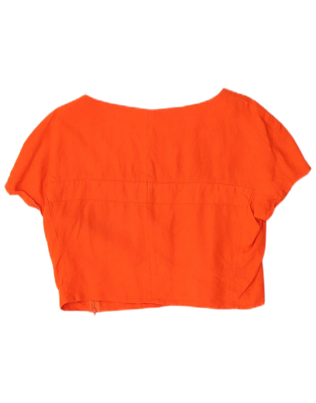 Conjunto feminino Genny de 2 peças US 10 linho laranja grande