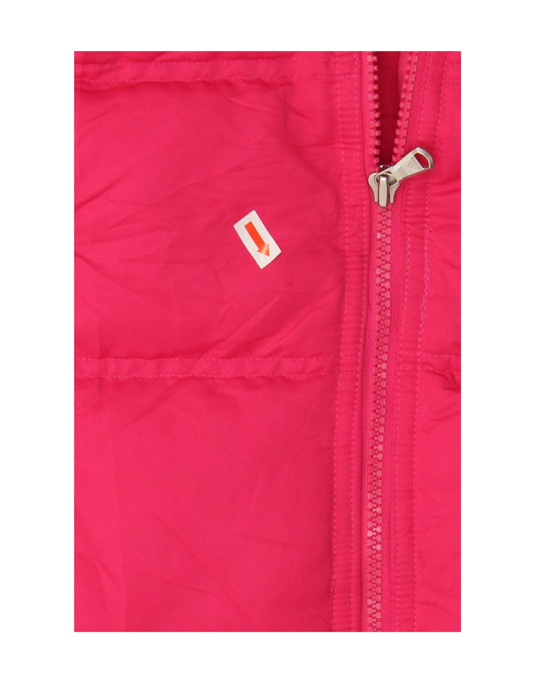 Colete acolchoado feminino Adidas UK 6 XS rosa poliéster