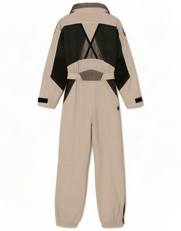 Macacão de esqui gráfico feminino Colmar IT 44 Colorblock branco médio
