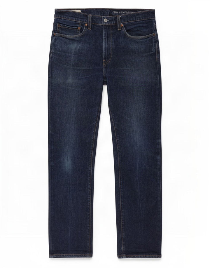 Levi's Masculino 511 Slim Jeans W34 L32 Azul Marinho Algodão