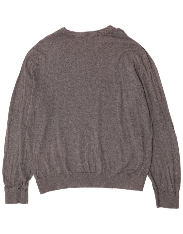Suéter masculino Gap com gola redonda XL algodão cinza