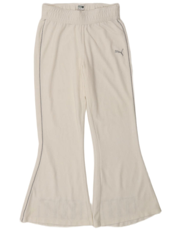 Calça feminina Puma Graphic Flare XS Branco Colourblock Sports