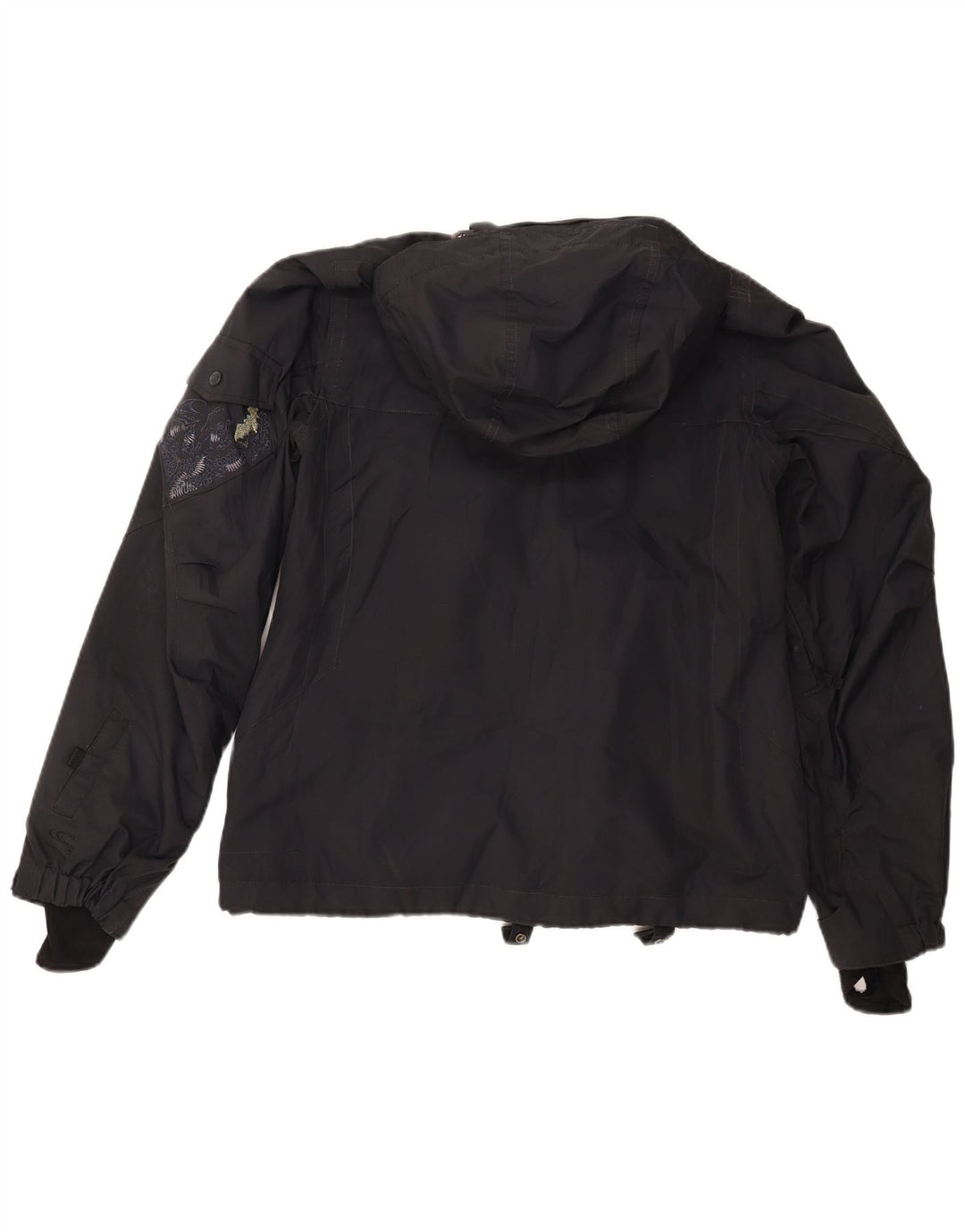 Jaqueta corta-vento masculina O'Neill com capuz Reino Unido 40 poliéster preto grande