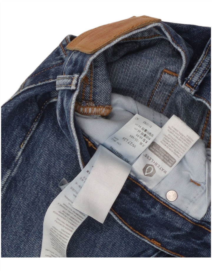 Calça jeans feminina Levi's 501 Straight W27 L26 azul algodão