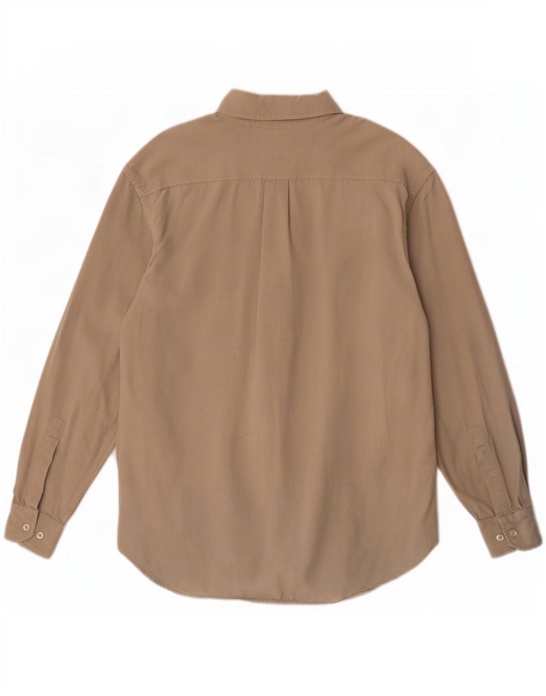 Camisa masculina Murphy & Nye algodão bege médio