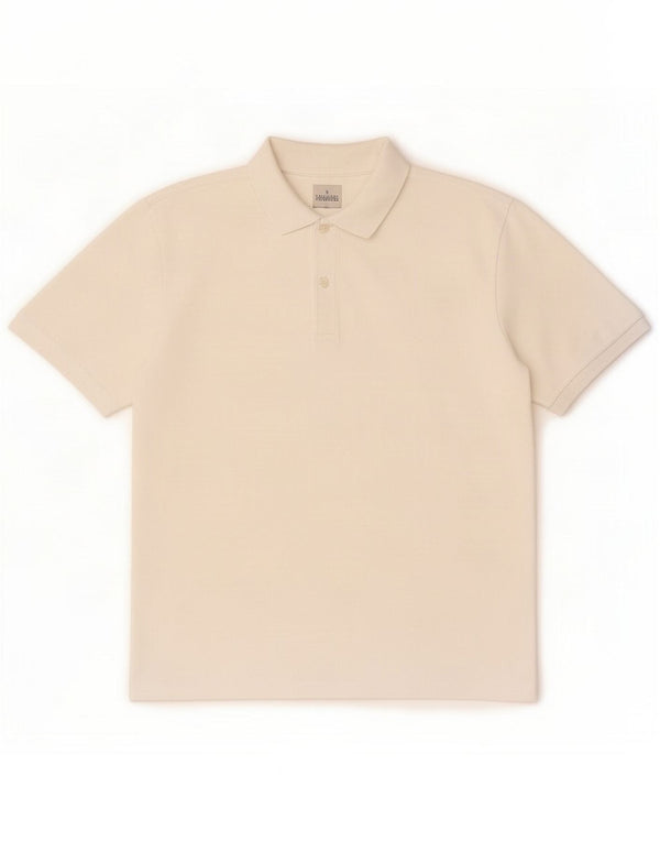 Camisa polo masculina Trussardi XL algodão branco