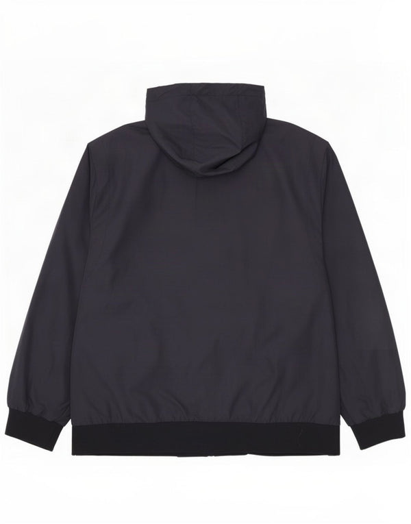 Jaqueta bomber masculina reversível com capuz Gant UK 46 3XL algodão azul marinho