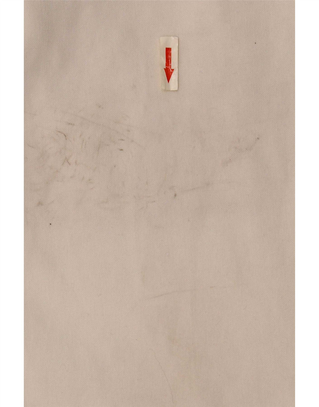 Zara Mens Slim Chino Calças EU 44 Grande W34 L30 Poliéster Branco