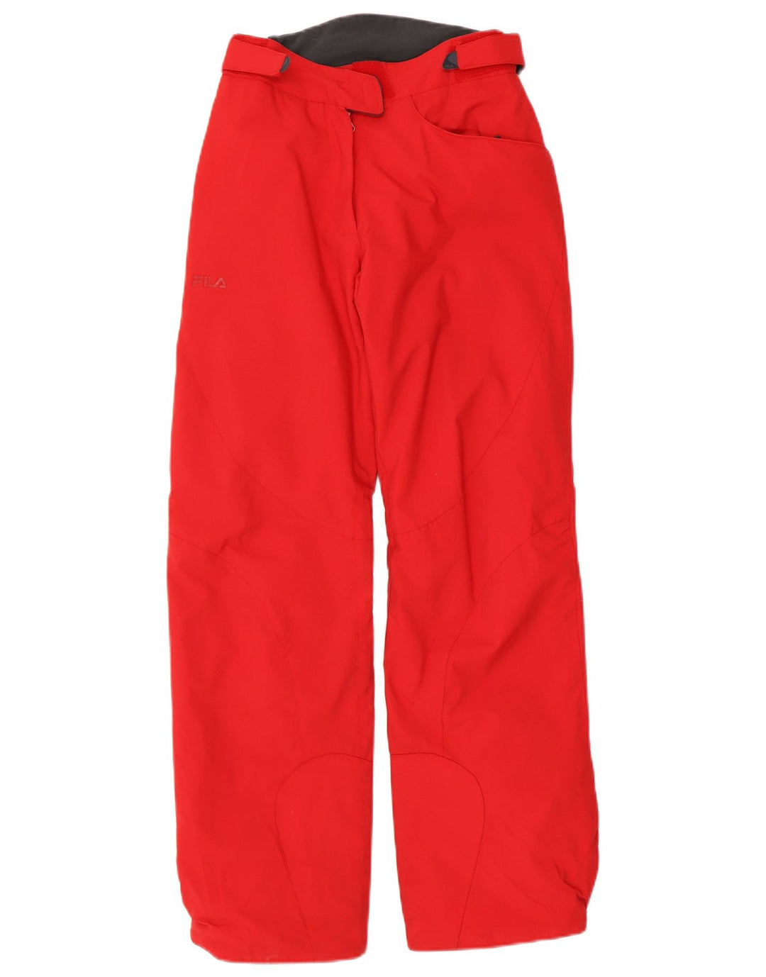 Calças de esqui femininas Fila UK 10 pequenas poliamida vermelha