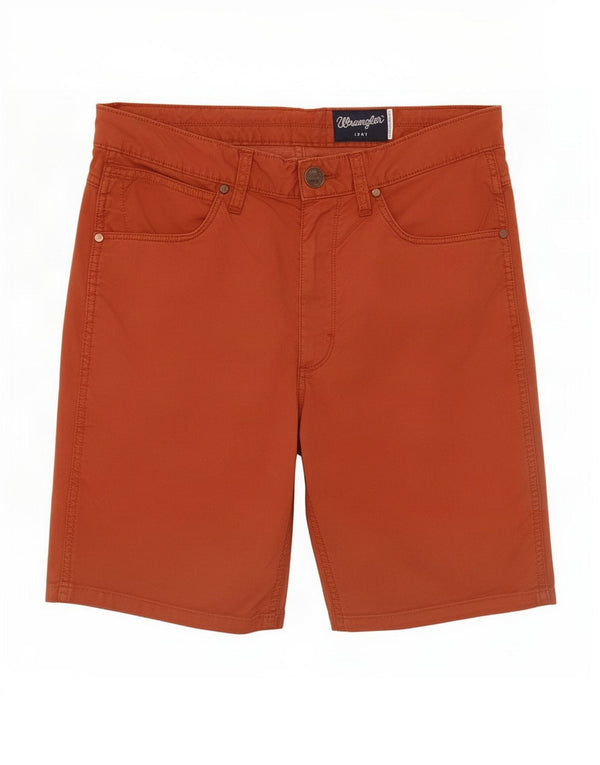 Wrangler Mens Greensboro Shorts Casual Médio W31 Algodão Vermelho