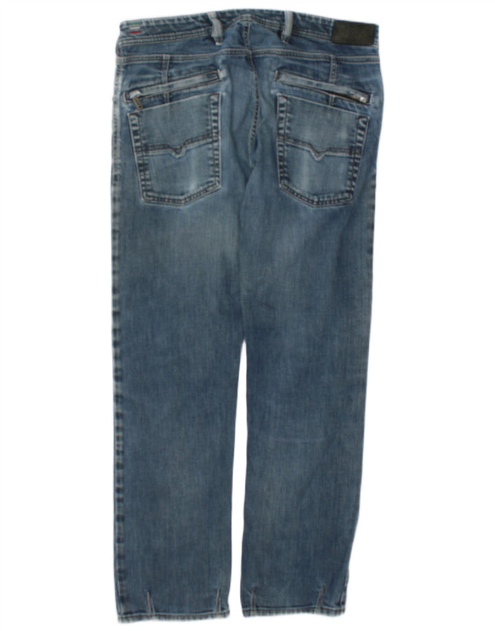 Jeans retos masculinos Diesel W32 L30 algodão azul