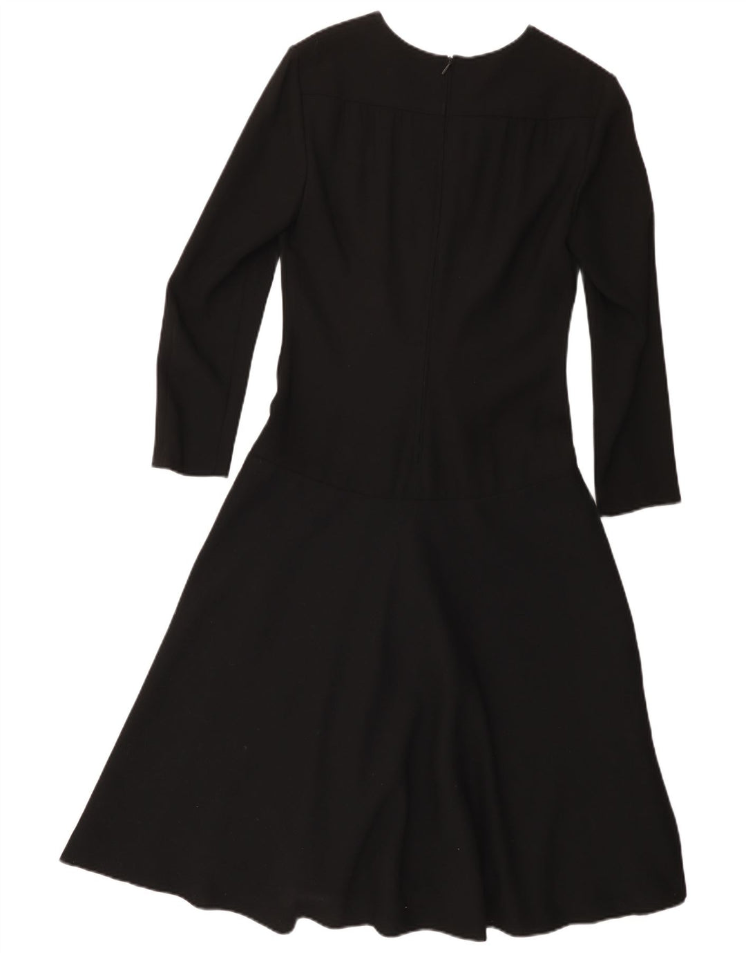 Vestido feminino Yvette manga comprida evasê UE 40 médio preto acetato