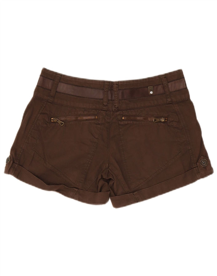 Liu Jo Shorts feminino casual W28 algodão marrom médio
