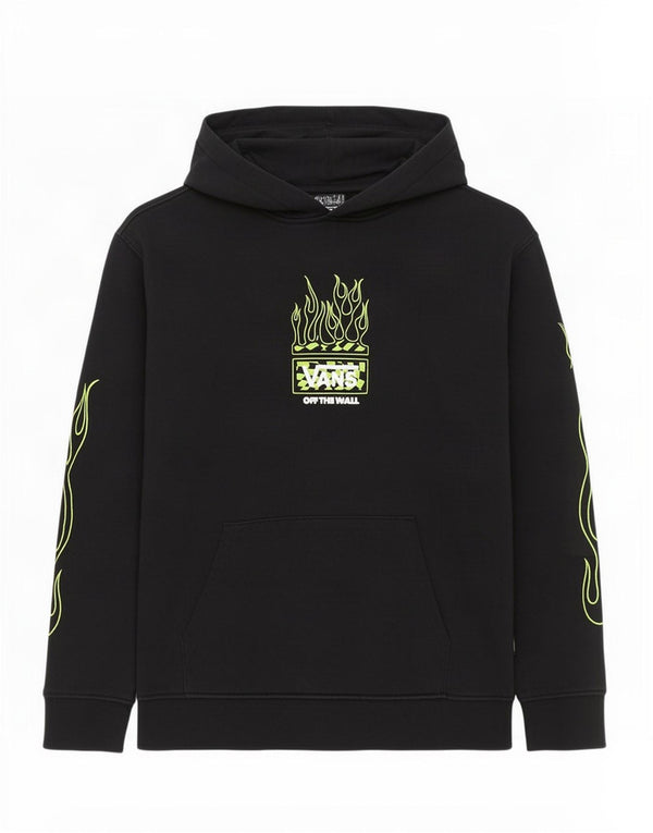 Vans Meninos Graphic Hoodie Jumper 14-15 Anos XL Preto Algodão
