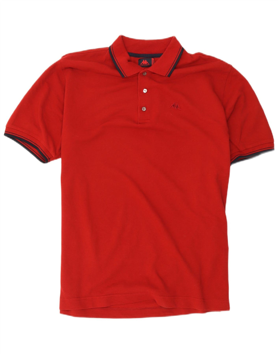 Camisa polo masculina Kappa grande algodão vermelho
