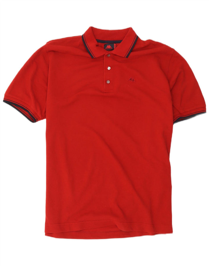 Camisa polo masculina Kappa grande algodão vermelho