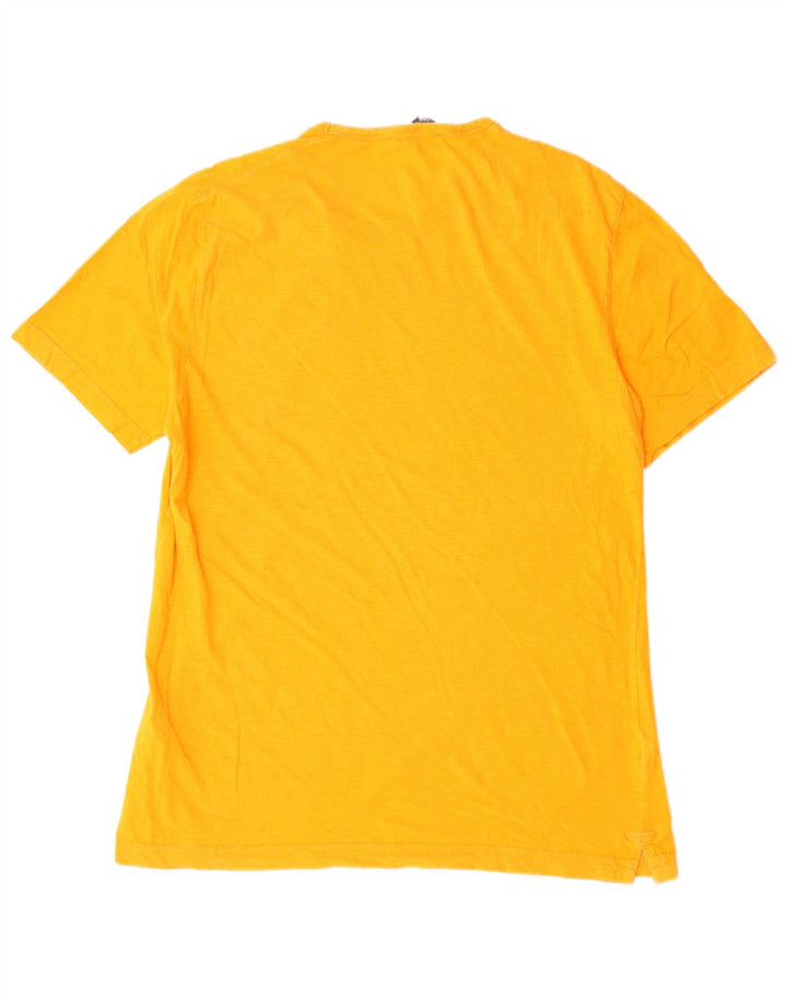 Camiseta masculina Ted Baker tamanho superior 3 algodão laranja médio