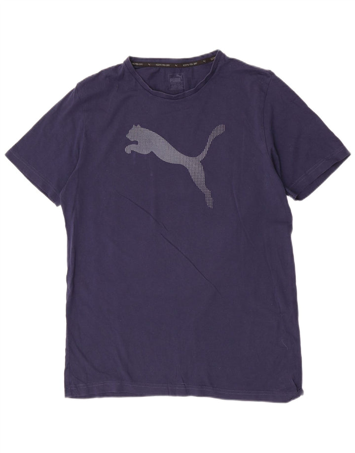 Puma Camiseta Masculina Graphic Top Grande Azul Marinho