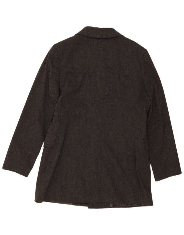 Jaqueta blazer feminina Phard com 5 botões Reino Unido 16 grande lã cinza