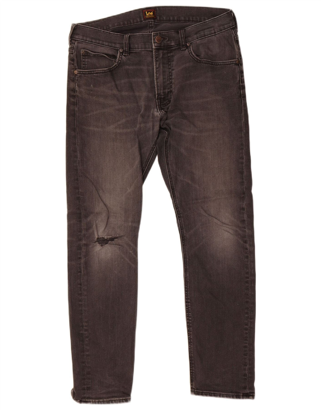 Lee Mens Luke Slim Jeans W32 L30 Algodão Cinza