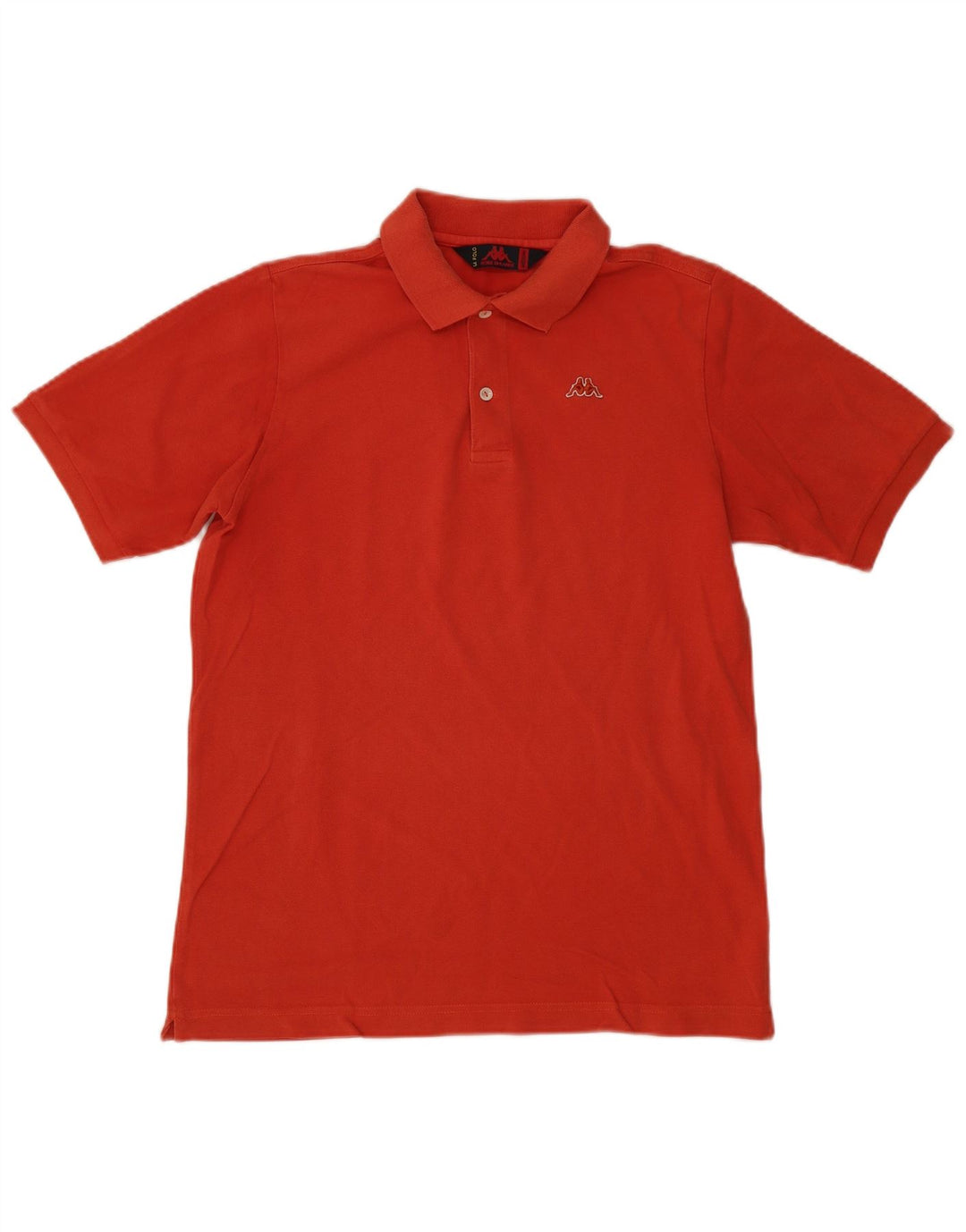 Camisa polo masculina Kappa médio algodão laranja
