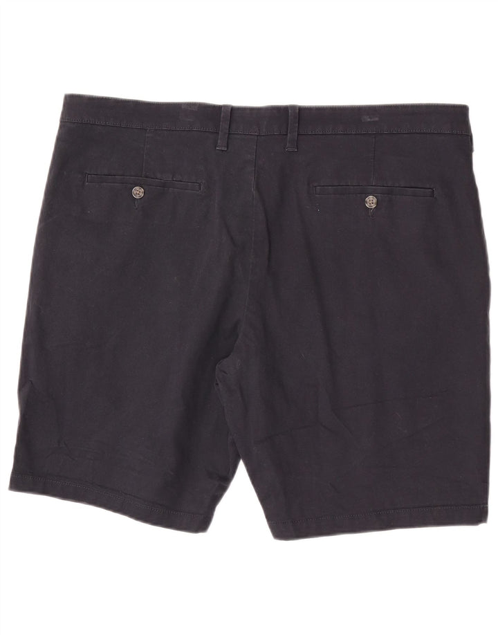 Shorts Chino Masculino Marks & Spencer W40 XL Azul Marinho Algodão