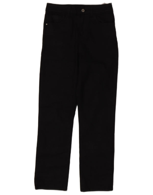 Calça jeans reta feminina Zara EU 36 XS W26 L26 algodão preto