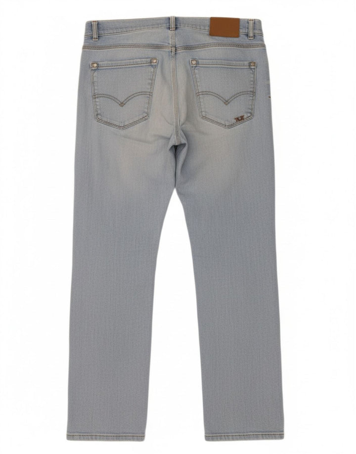 Jeans reto masculino TRUSSARDI W35 L30 algodão azul
