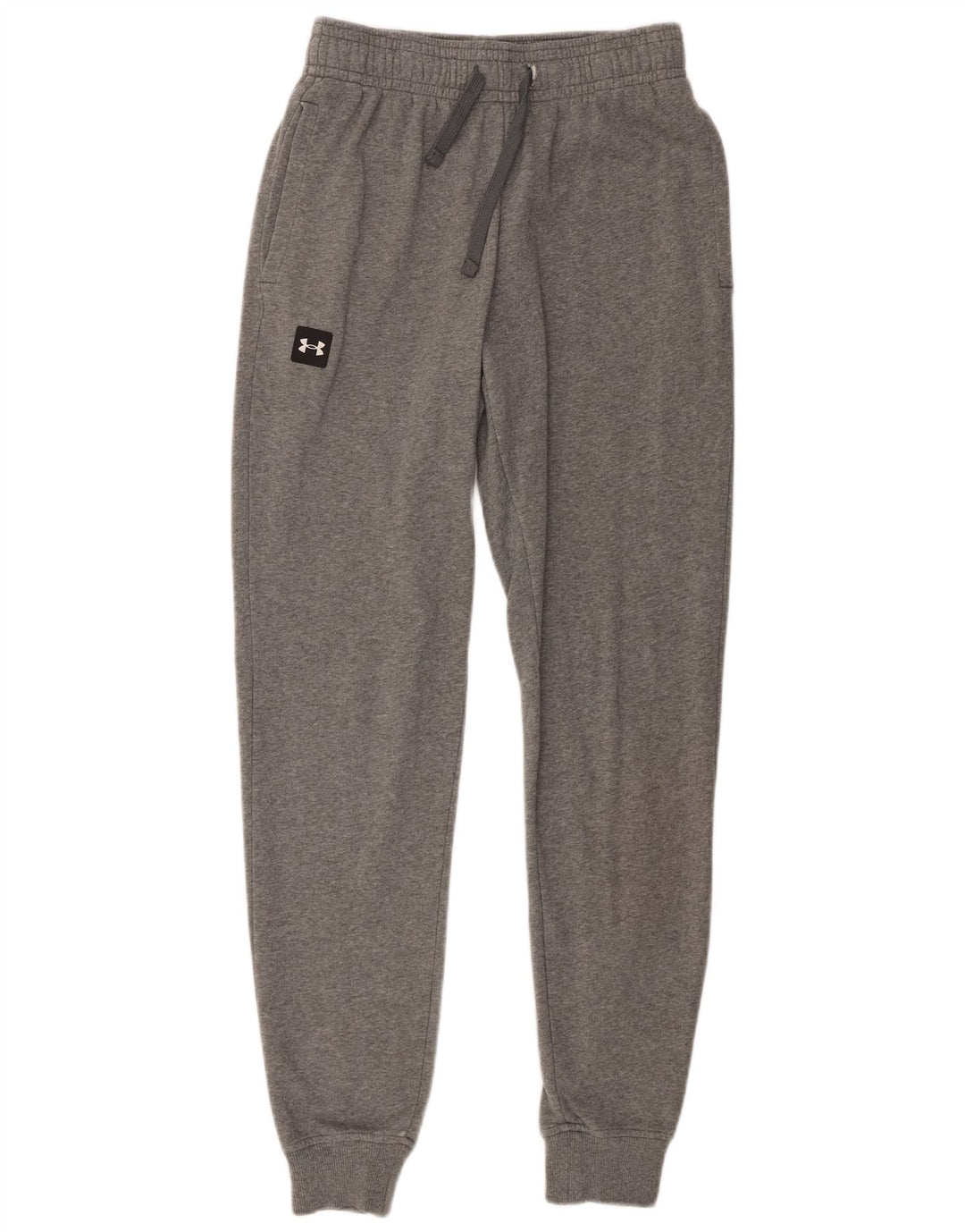 Under Armour Calça de treino masculina Joggers pequeno/médio algodão cinza