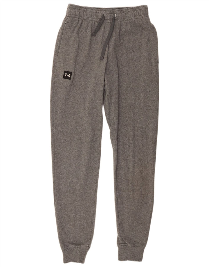 Under Armour Calça de treino masculina Joggers pequeno/médio algodão cinza