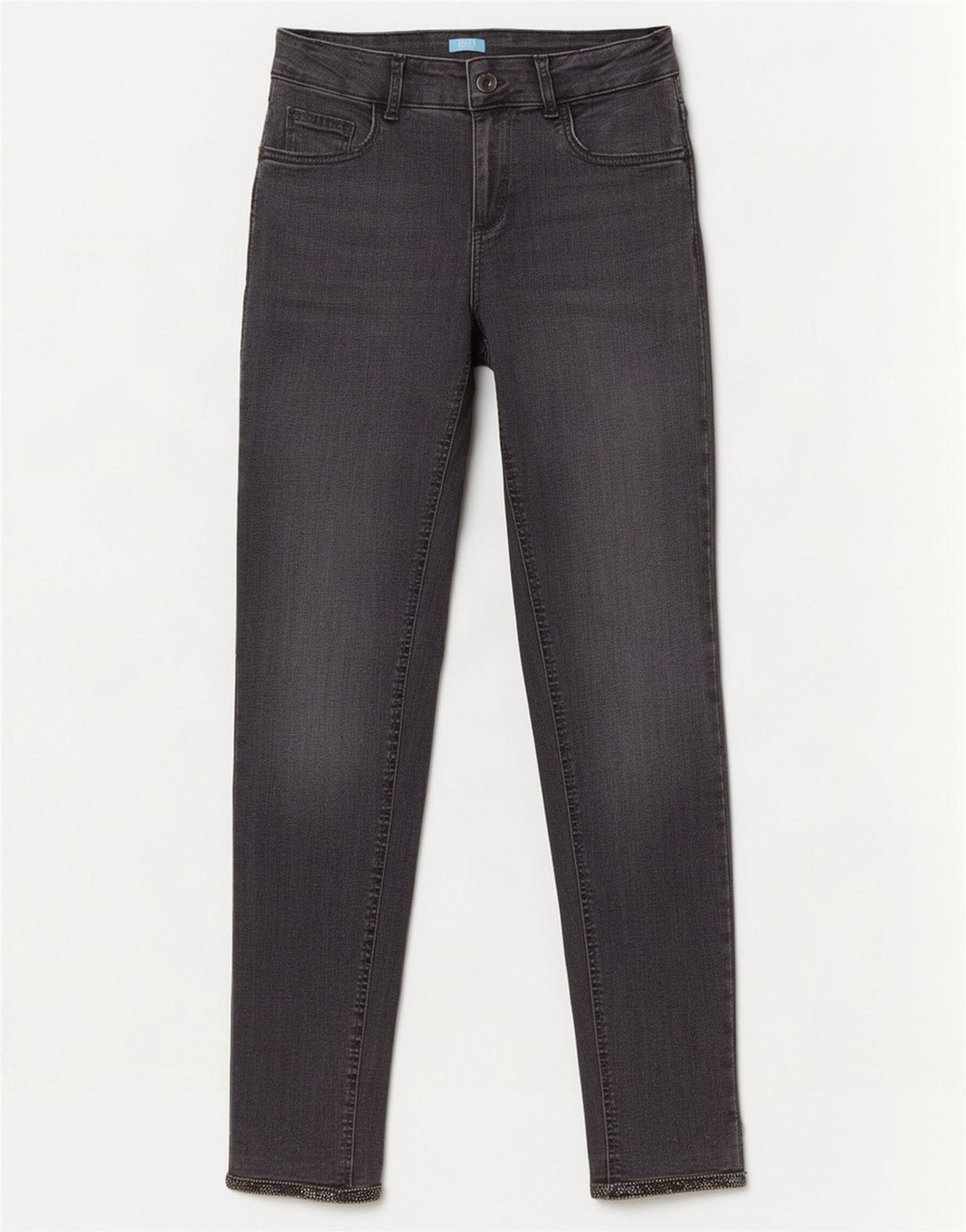 Liu Jo Jeans Slim Feminino W30 L28 Algodão Cinza