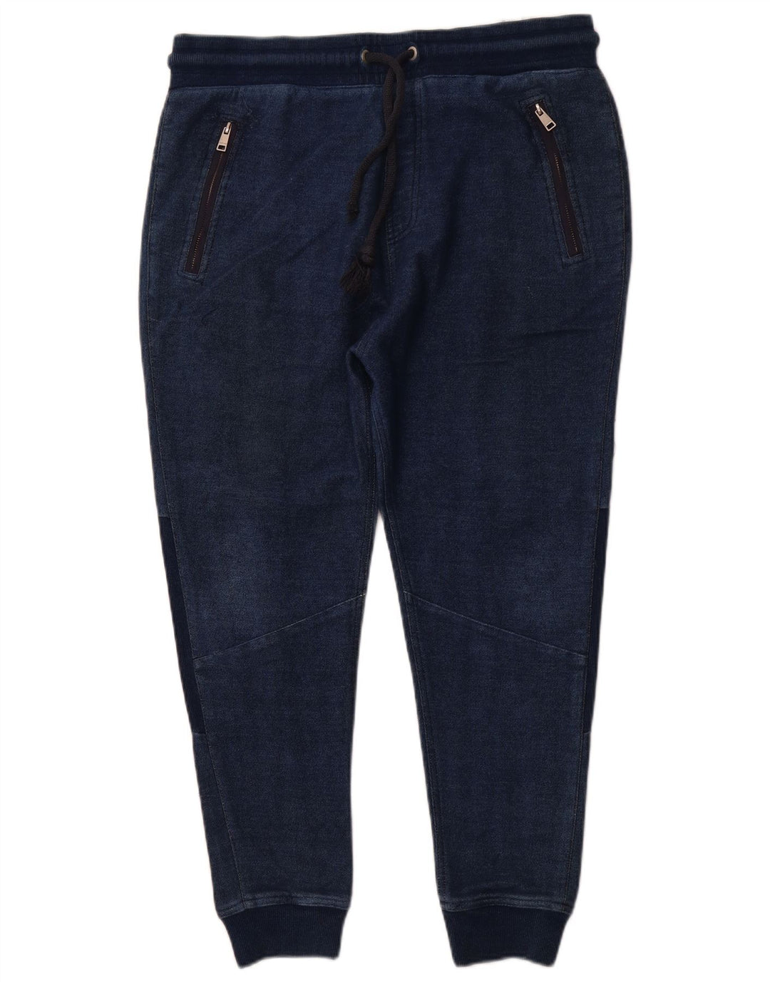 Calça jogger masculina ZARA XL azul algodão