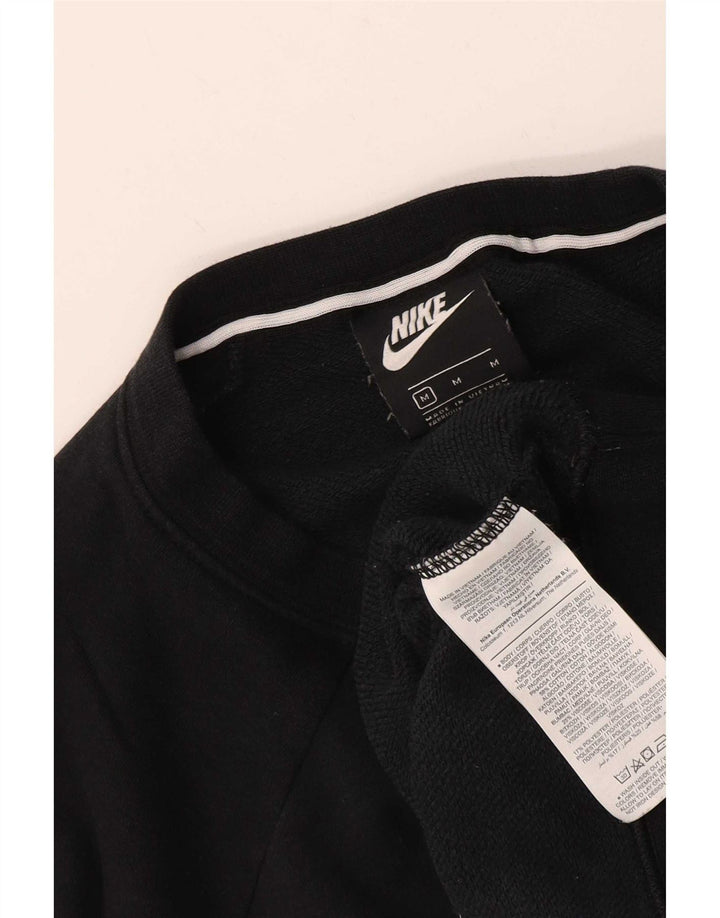 Moletom gráfico feminino Nike Jumper UK 14 médio preto algodão