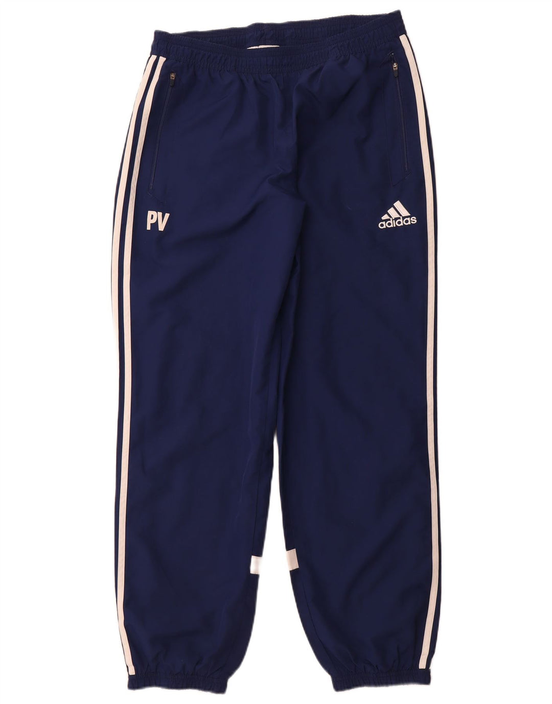 Adidas Mens Graphic Treino Calça Joggers Grande Poliéster Azul Marinho