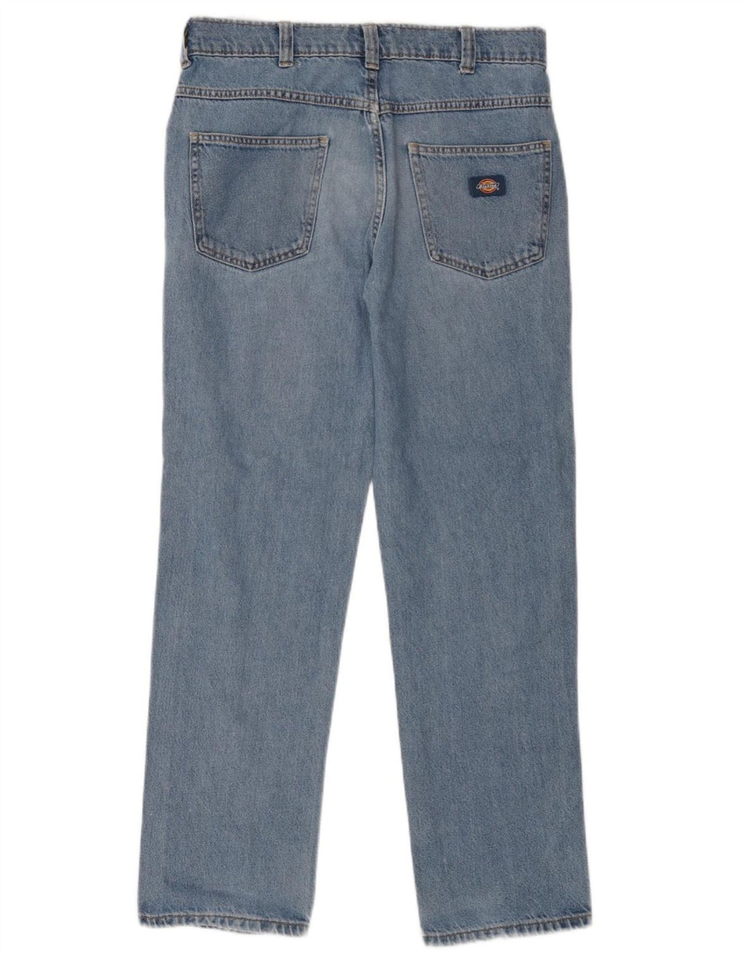 Calça jeans reta feminina DICKIES W28 L30 algodão azul