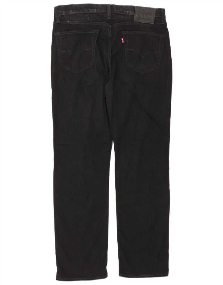 Jeans Levis 514 Straight Masculino W34 L32 Algodão Preto
